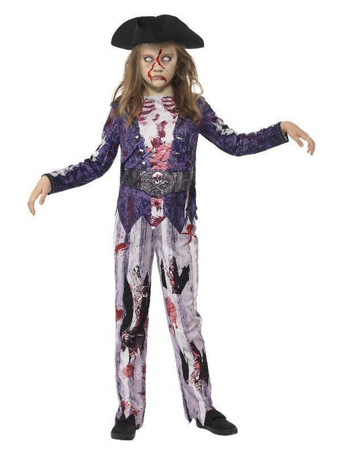 Zombie Jolly Rotten Pirate Girl Costume