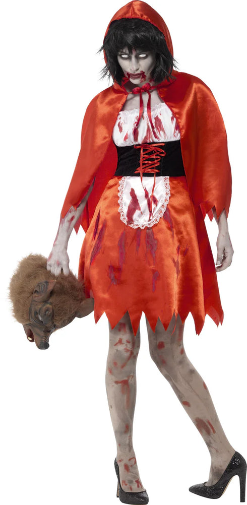 Zombie Little Miss Hood Ladies Costume