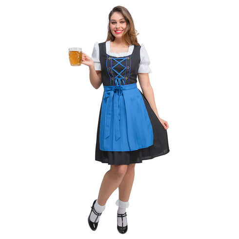 Bavarian Dirndl Dress Costume