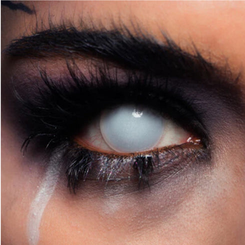 Mesmereyez Blind White Coloured Contacts