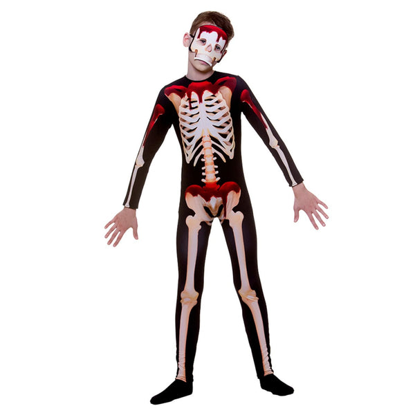 Blood Dripping Skeleton Boys Bodysuit Costume