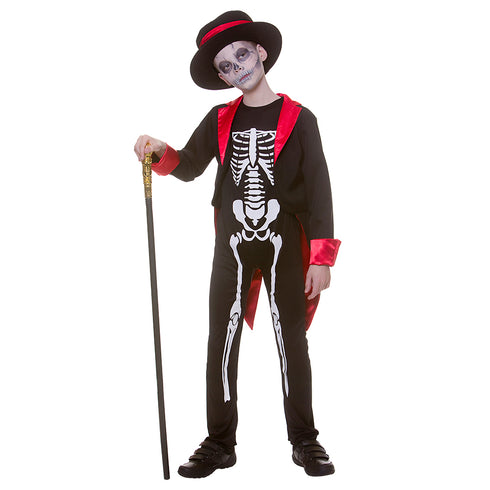 Boys Day of the Dead Skelebones Costume