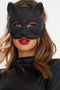 Black Glitter Cat Eye Mask
