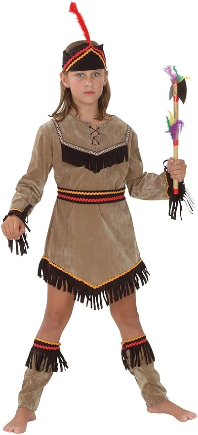 Native Red Indian Girls Costume