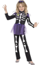 Punk Skellie Skeleton Girls Costume