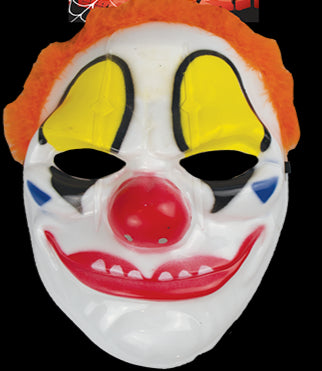 Creepy Red Nose Clown Face Mask