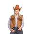 Cowboy / Sheriff Waistcoat - Brown