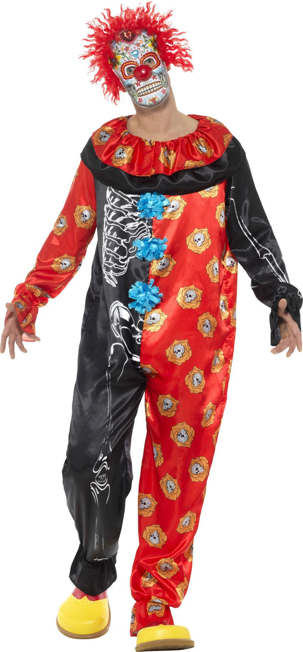 Day Of The Dead Clown Costume