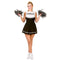 Women`s High School Cheerleader Costume - Black