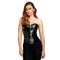 Faux Leather Corset Ladies - Black