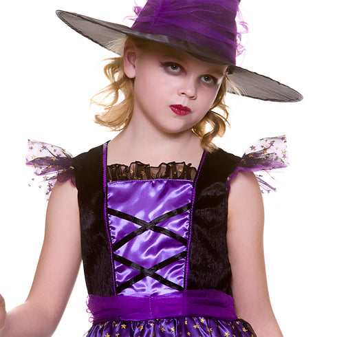 Girls Deluxe Enchanting Witch Costume – additional product view 2