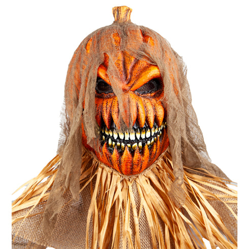 Pumpkin Scarecrow Halloween Mask – additional product view 3