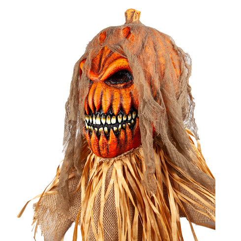 Pumpkin Scarecrow Halloween Mask – additional product view 4