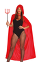 Red Velvet Hooded Cape - Adult