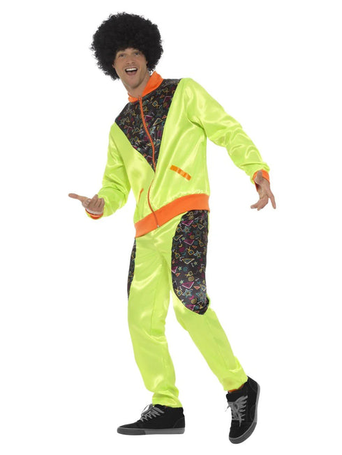 Retro Shell Suit Costume, Mens