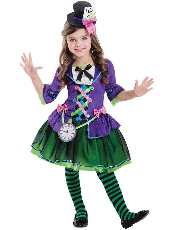 Girls Bad Hatter Costume
