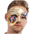 Venetian Half Face Mask, Beige