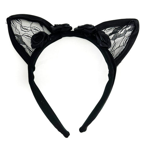 Lace Cat Ears Headband