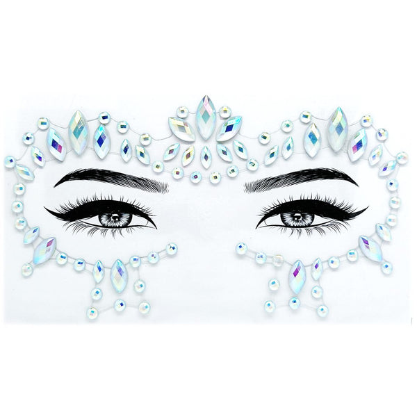 Glow In the Dark Face Gems Design 2