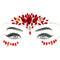 Bird Design Face Gems - Red