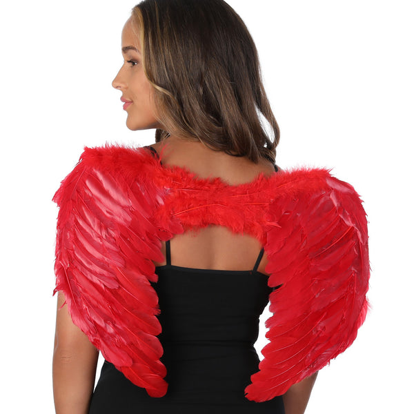 Red Feather Large Wings