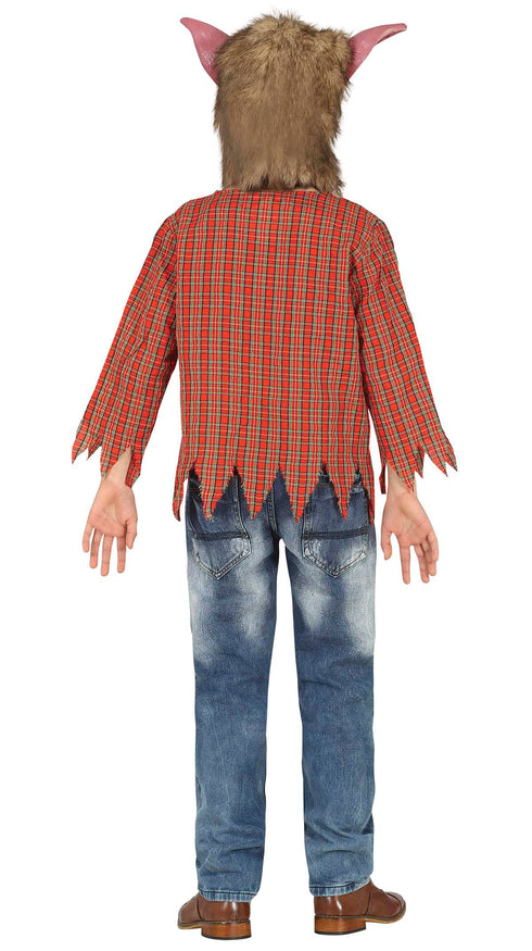 scary kids werewolf outfit for halloween