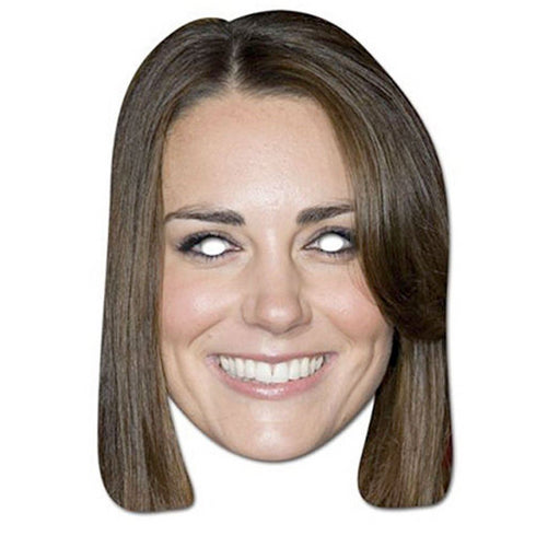 Kate Middleton Full Face Cardboard Mask Queen's Jubilee