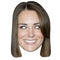 Kate Middleton Full Face Cardboard Mask Queen's Jubilee