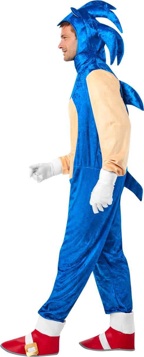 Adult Deluxe Sonic The Hedgehog Costume