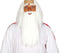 Medieval Polyester Big White Beard Wizard/Witchery/Santa Costume Accessory Adults