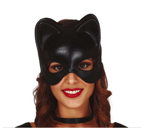 Cat Woman Featured Black Kitty Cat EyeMask Polyester Made Fancy DressUp for Girls Accessory