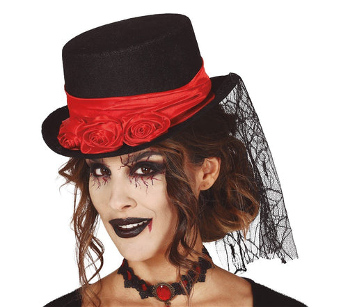 Felt Vampiress Top Hat