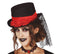 Felt Vampiress Top Hat
