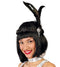 Feathered Charleston Tiara Black