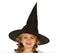 Witchery & Wizard Of Oz Pointed Black Hat Polyester Made Halloween Costume For Girls