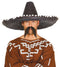 Black Straw Mexican Hat