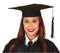 Themed Graduation School Uniform Student Polyester Black Hat 30x30 CM Unisex Adults