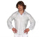 70s Themed Party Wear Rockstar Disco Groovy Men Shimmering White Shirt Male Adult