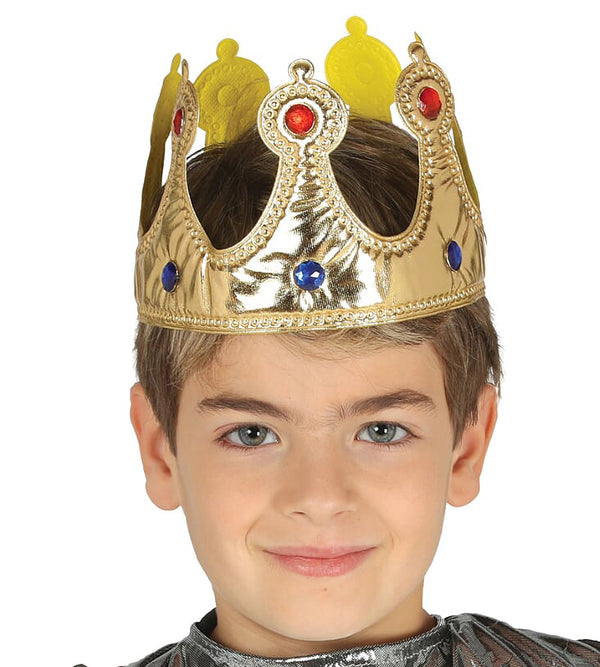 Child King Fabric Golden Crown