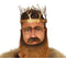 Majestic Medieval Historic King Metallic Golden Crown Adults Fancy Costume Accessory