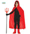 Child Red Velvet Cape With Hood 100CMs