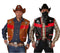 Polyester Assorted Cowboy & Sharif Waistcoat with Cartridge Holders Western Dress