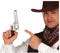 Cowboy & Sheriff Themed Toy Silver Gun 24CM with Black Handle Accessory For Kids & Adults