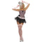 Fringe Stripe Burlesque Costume