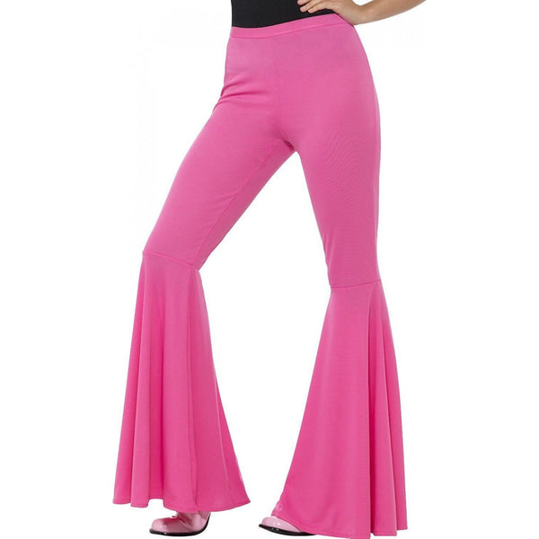 Flared Trousers Ladies Pink