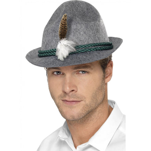 German Trenker Hat with Feather