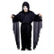 Screamer Ghost Robe, Black, with Hood
