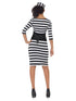Classy Convict Costume, Black & White