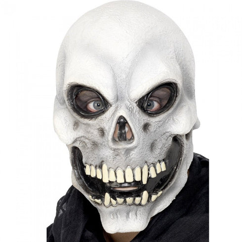 Skull Overhead Mask White