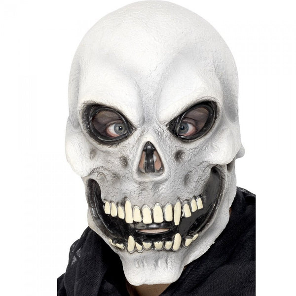 Skull Overhead Mask White
